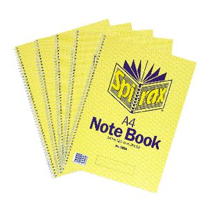 Spirax No.595A Notebooks 240 Page 5 Pack