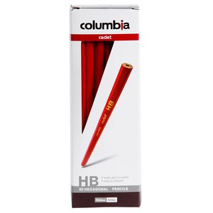 Columbia Cadet HB Hexagonal Lead Pencils 60 Pack