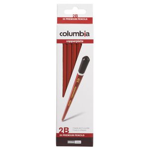 Columbia Copperplate Lead Pencil Hexagonal 2B 20 Pack