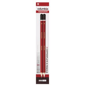Columbia Copperplate Lead Pencil Hexagonal B 2 Pack