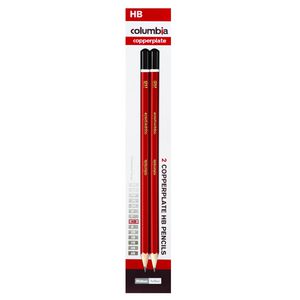 Columbia Copperplate Lead Pencil HB 2 Pack