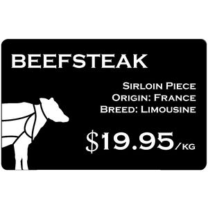 Evolis Food Cards Black 500 Pack