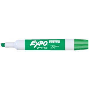 Expo 2 Whiteboard Marker Chisel Green