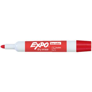 Expo 2 Whiteboard Marker Bullet Red