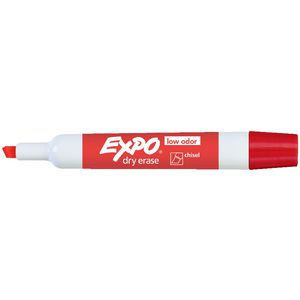 Expo 2 Whiteboard Marker Chisel Red