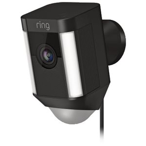 Ring Spotlight Wired Security Camera Black