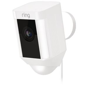 Ring Spotlight Wired Security Camera White