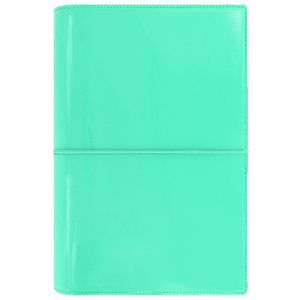 Filofax Domino Patent Personal Organiser Turquoise
