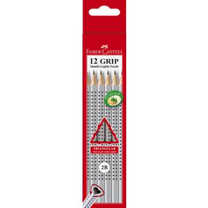 Faber-Castell Grip Graphite Pencils 2B 12 Pack