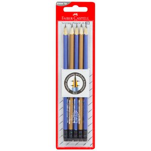 Faber-Castell Eleganz Eraser Tip Graphite Pencils 2B 5 Pack