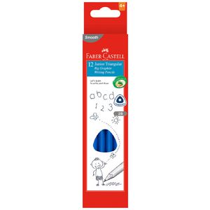 Faber-Castell Junior Triangular Graphite Pencils 2B 12 Pack