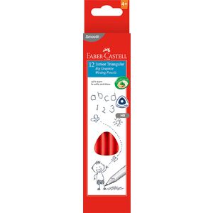 Faber-Castell Junior Triangular Graphite Pencils HB 12 Pack