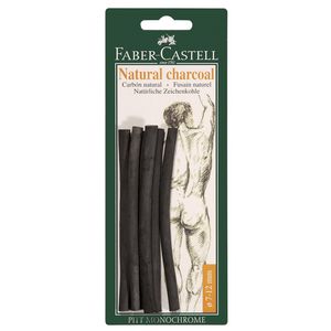 Faber-Castell Natural Charcoal 5 Pack
