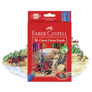 Faber-Castell Classic Coloured Pencils 36 Pack