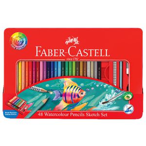 Faber-Castell Watercolour Pencils 48 Pack