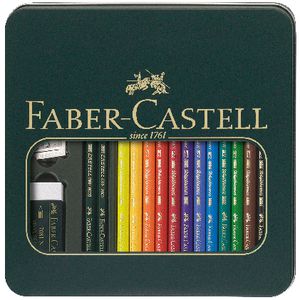 Faber-Castell Mixed Polychromos Pencils 16 Pack