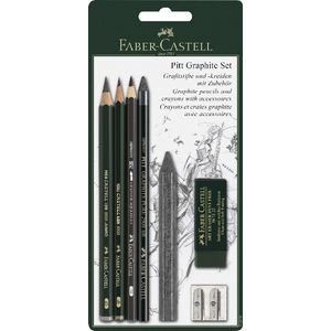 Faber-Castell Pitt Monochrome Graphite Set 7 Piece
