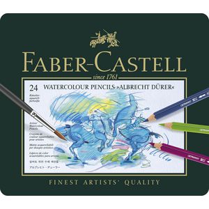 Faber-Castell Albrecht Durer Watercolour Pencils Tin 24 Pack