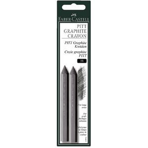 Faber-Castell Pitt Graphite Crayon 2B 2 Pack