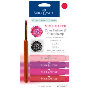 Faber-Castell Gelatos Red 4 Pack