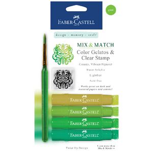Faber-Castell Gelatos Green 4 Pack