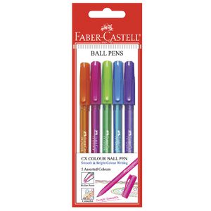 Faber-Castell Super Smooth Pens Fashion Colours 5 Pack