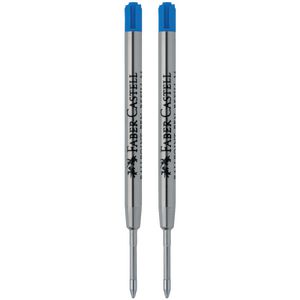 Faber-Castell Ballpen Refill Blister Blue 2 Pack