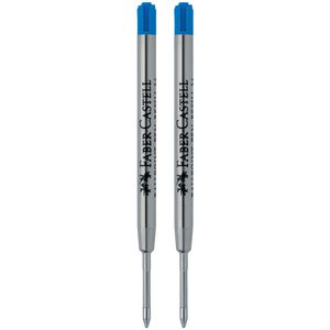 Faber-Castell Ballpen Refill Blister Blue 2 Pack