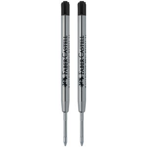 Faber-Castell Ballpen Refill Blister Black 2 Pack