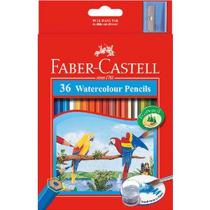Faber-Castell Watercolour Hexagonal Pencils 36 Pack