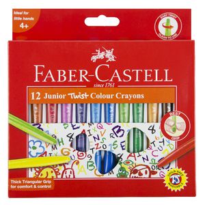 Faber-Castell Junior Twistable Crayons 12 Pack