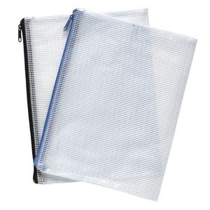 Studymate Mesh Pencil Case 250 x 208mm White