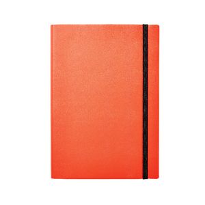 A5 Soft Cover Journal with Elastic 240 Page Neon Pink