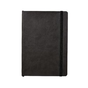 Soft PU A5 Journal with Elastic 240 Page Charcoal