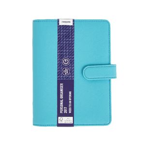 J.Burrows Criss-Cross 2017 Personal Timeplanner Cover Teal