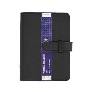 J.Burrows Canvas 2017 Personal Timeplanner Cover Black