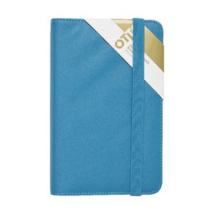 Otto Business Card Binder 3UP Criss Cross Blue