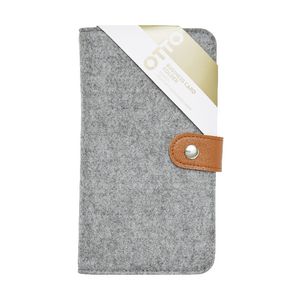 Otto Felt Business Card Folder Grey