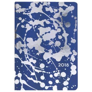 Otto A5 Day to Page 2018 Diary Metallic Dark Blue