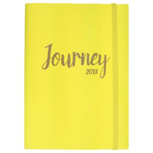 Otto A5 WTV 2018 Diary 144 Pages Neon Yellow