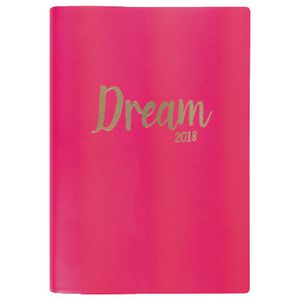 Otto A5 DTP 2018 Diary 400 Page Neon Pink