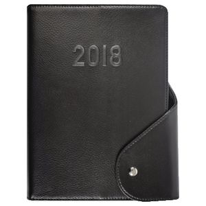 Otto A5 Curve DTP 2018 Diary 400 Page Black