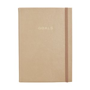 Otto A5 Goals Journal 240 Pages Gold
