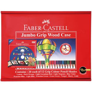 Faber-Castell Junior Triangular Coloured Pencils 240 Pack