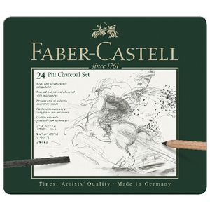 Faber-Castell Pitt Charcoal 24 Set