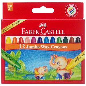 Faber-Castell Jumbo Crayons 12 Pack