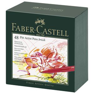 Faber Castell Pitt Artist Pen Studio Assorted 48 Pack