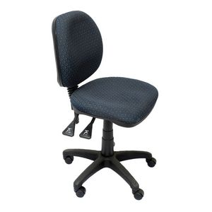 Rapidline Operator Chair Semi Ergonomic Medium Back Blue