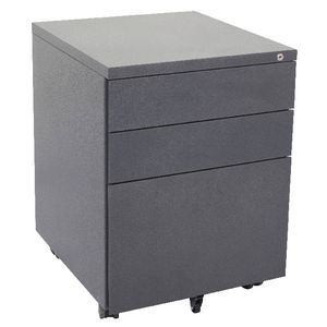 Rapidline 3 Drawer Mobile Pedestal Grey