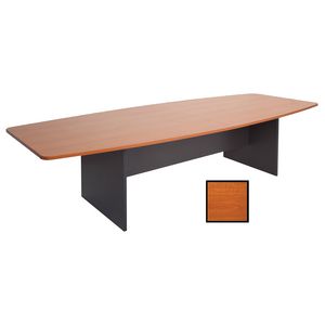 Rapidline Boat Boardroom Table 3000 x 1200mm Cherry